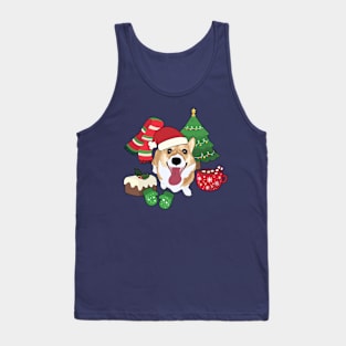 Christmas Essentials Corgi Tank Top